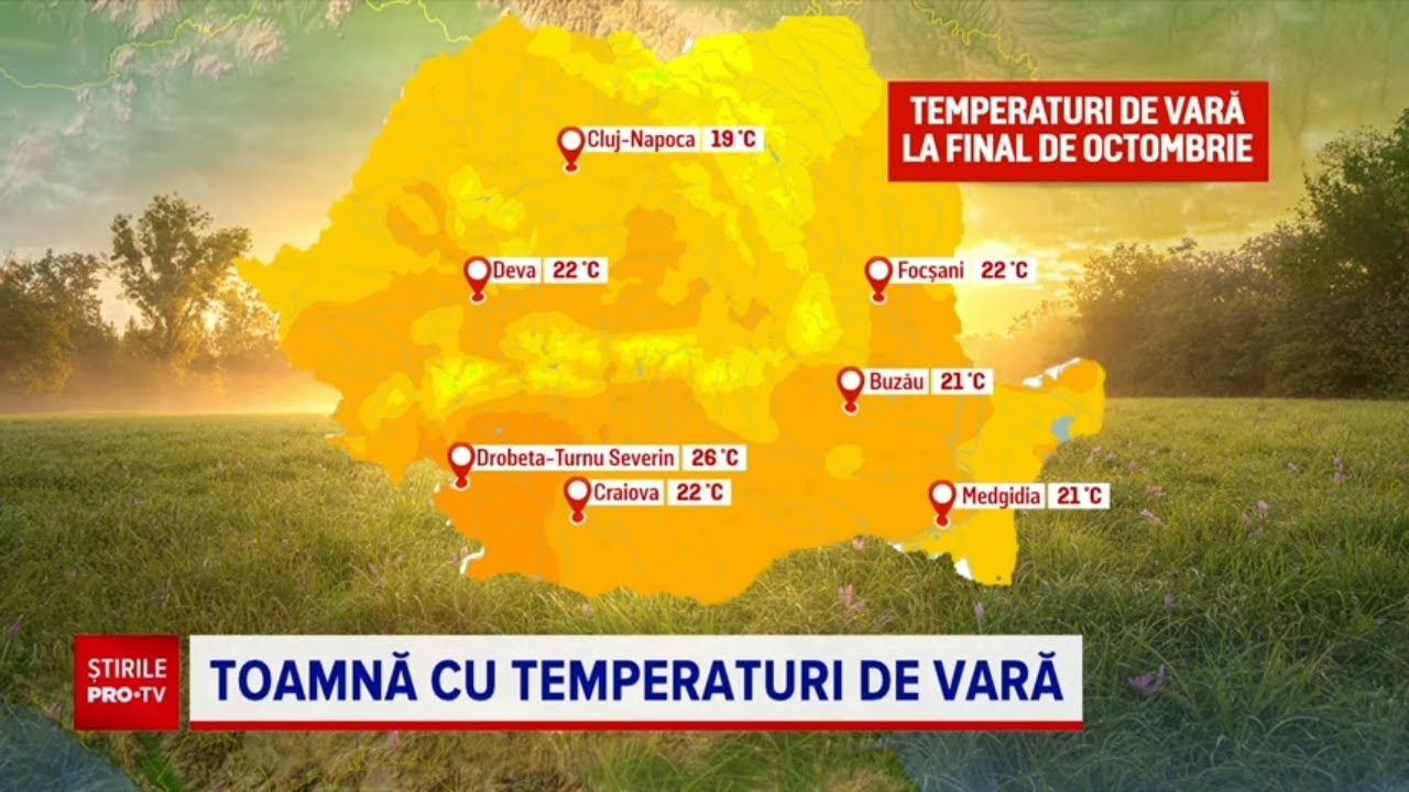 Explicațiile meteorologilor pentru vremea neobișnuită din România