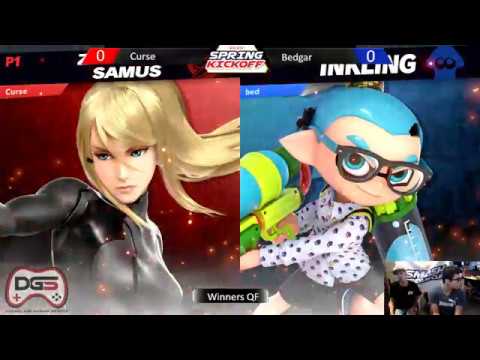 Spring Kickoff Tournament by DGS - Winners Quarters - Curse (Zero Suit Samus) vs Bedgar (Inkling)