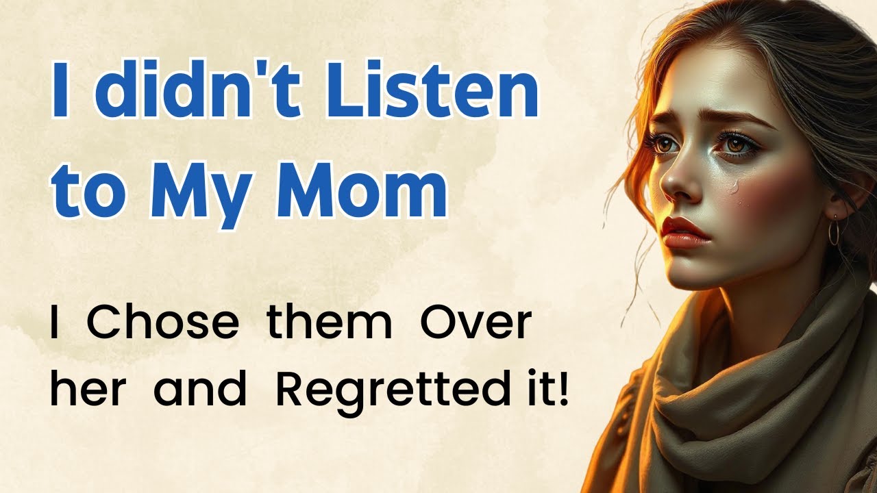 Mother's Warning ✅ Emotional English Story for Listening✅