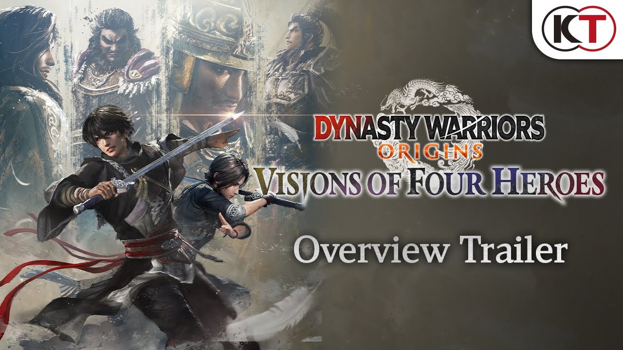 DYNASTY WARRIORS: ORIGINS Vision of Four Heroes - Overview Trailer - YouTube