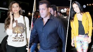 Salman Khan Spotted At The Airport With Family As He Leaves For Da Bangg Tour