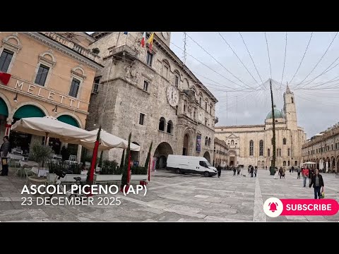 ❤️ A Perfect Italian Town Nobody Talks About | Ascoli Piceno (AP), Marche 🇮🇹 - 4K HD Walking Tour