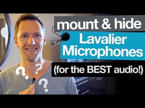 Improve ANY Lavalier Microphone: Mount (and Hide) for the BEST Audio!