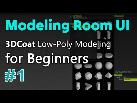 Photo - Low-Poly Modeling for Beginners #1.  | Yangi boshlanuvchilar uchun past poli modellashtirish - 3DCoat