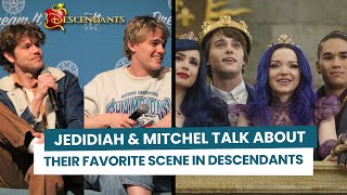 Mitchell Hope & Jedidiah Goodacre talk about their favorite scene from Descendants