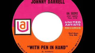 1st RECORDING OF: With Pen In Hand - Johnny Darrell (1968)