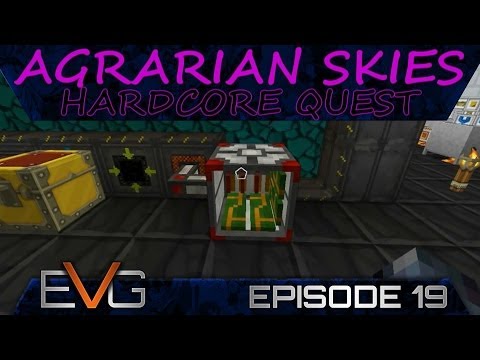 FTB SKYBLOCK | Agrarian Skies: Hardcore Quests S2E19 | RedNet Controlled Big Reactor!!!!