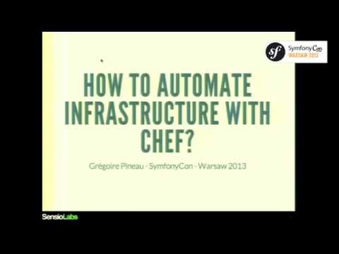 SymfonyCon Warsaw 2013 - Grégoire Pineau - How to automatize your infrastructure with Chef