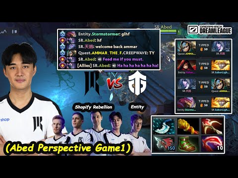 Shopify Rebellion vs Entity +ATF |  Abed Templar Assassin DreamLeague Season 21 Game1