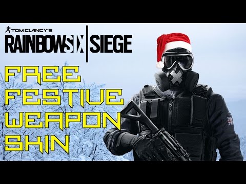 Rainbow 6 Seige - New Festive Weapon Skin - Ralphie