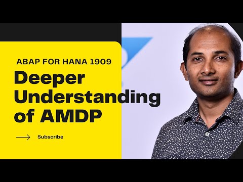 Deeper Understanding of AMDP | ABAP Managed Database Procedures | Part1