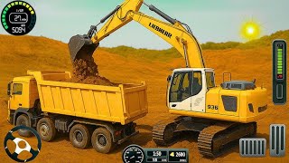 City Railway Construction Simulator 3D 2025 - Train Station Road Builder - Android Gameplay