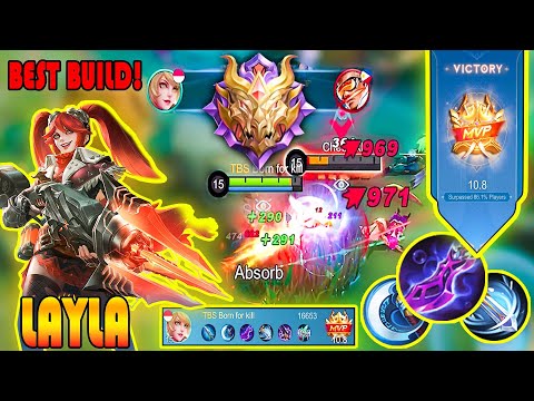 Layla Best Build 2022 - The best mm in mlbb ~ Layla Top 1 mlbb