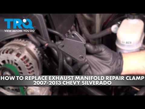 How to Replace Exhaust Manifold Repair Clamp 2007-2013 Chevy Silverado