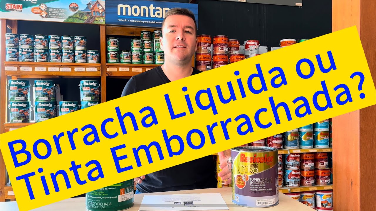 Qual a Diferença entre a Tinta Emborrachada e a Borracha Liquida, Como funciona e se realmente é boa