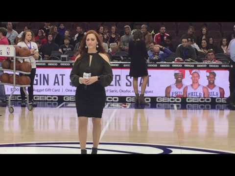 Hazzan Sandy Bernstein performing Hatikvah during Jewish Heritage Night 2016