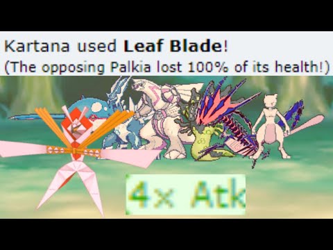 Kartana sweeps Uber tier | Pokemon showdown sweep