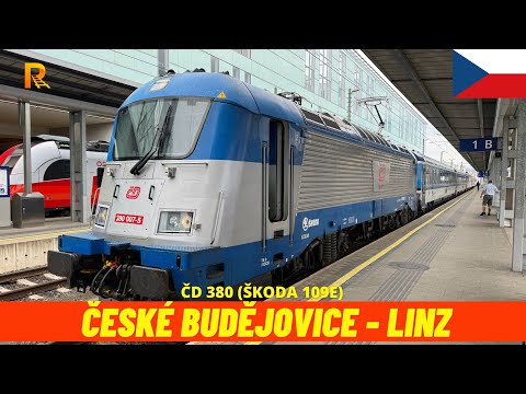 Führerstandsmitfahrt České Budějovice → Linz (Tschechische Republik, Österreich, Juli 2025) 4K