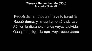 Michelle Sussett - Remember Me ( Dúo )  Lyrics ( Disney ) American Idol