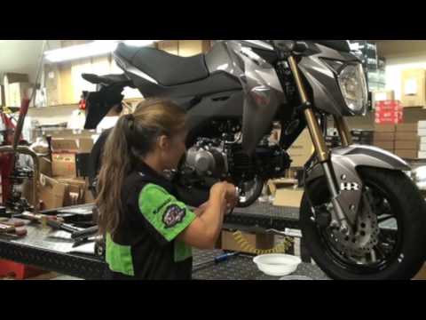 Z125 Pro Two Brothers Tarmac Full System - Install and Sound Clip - AMAZING SOUND  #HardRacing #Z125