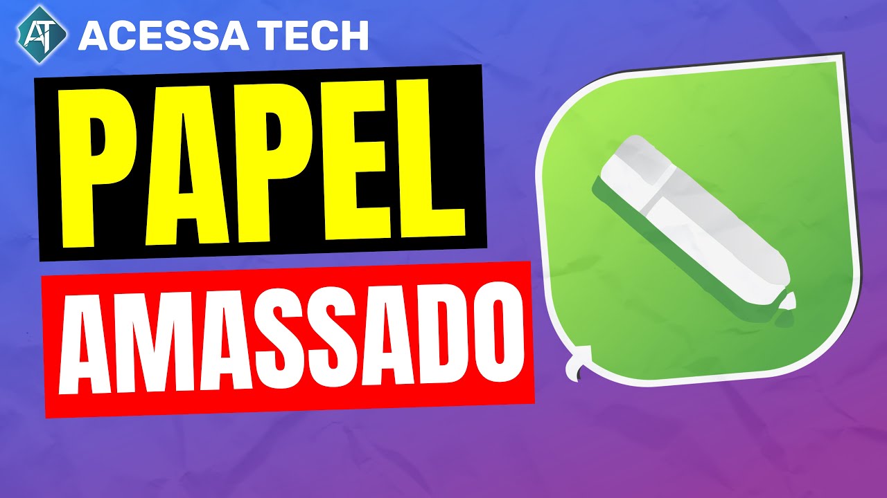 Thumbnail do tutorial: Como Fazer Efeito de Papel Amassado no CorelDRAW