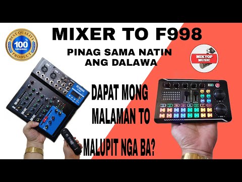Pinag Sama Natin Ang Yamaha Audio Mixer At F998 Soundcard | Malupit To Bagong Setup #music #lovesong
