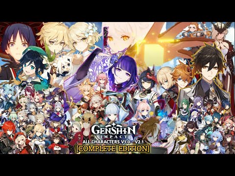 Genshin Impact All Characters 1.0 - 2.1 JP Voice Actor & Same Voice Roles [Complete Edition]