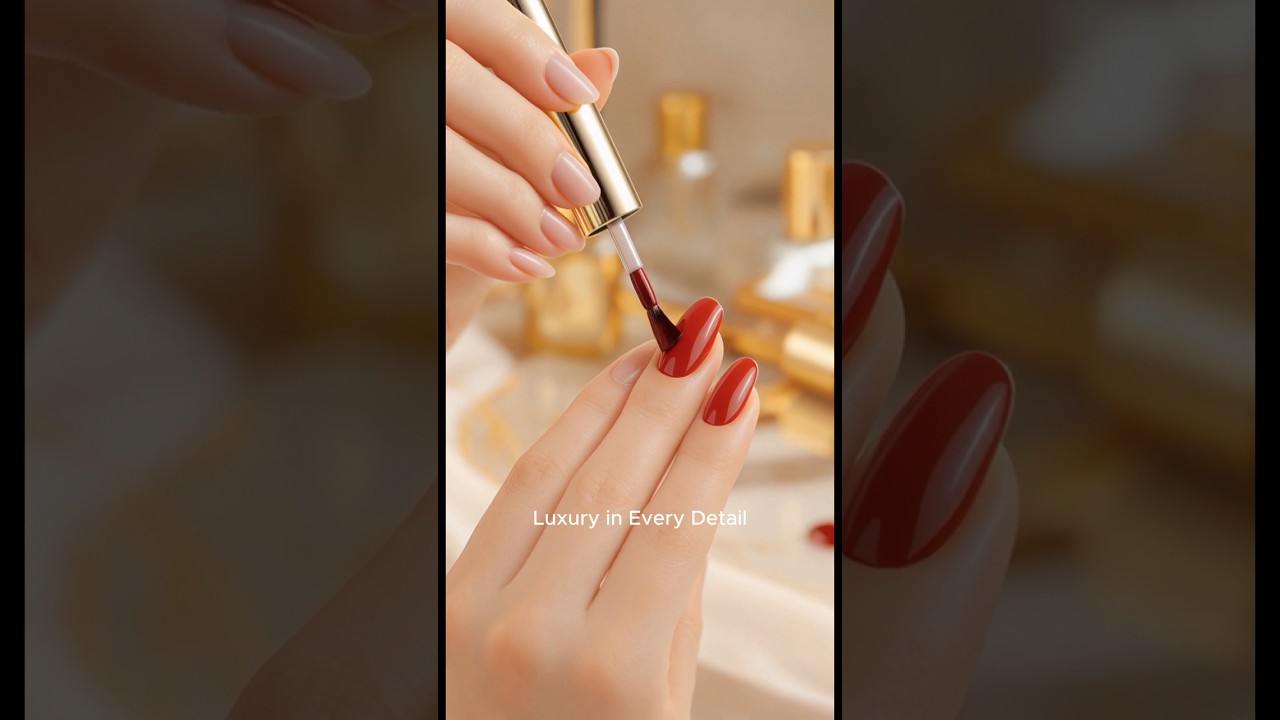 Luxury AI Beauty — Cinematic Nail Polish Close-Up 💅 #AIBeauty #LuxuryContent