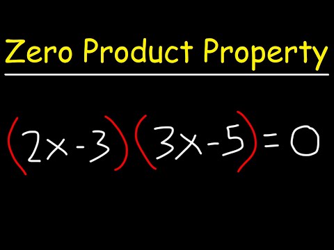 Zero Product Property