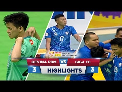 DEVINA PBM VS GIGA FC (3 - 3) - EXTRAJOSS SHAKE FUTSAL PROFESIONAL HIGHLIGHTS