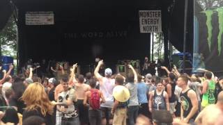 The Word Alive - 2012 live 1080p 60FPS Warped Tour 2016