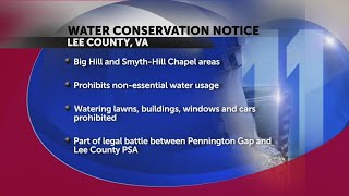 Water conservation for Pennington Gap, VA.