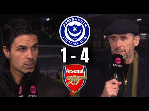 Portsmouth 1–4 Arsenal | Martinelli Hat-Trick Sends Gunners Through! FA Cup Reactions