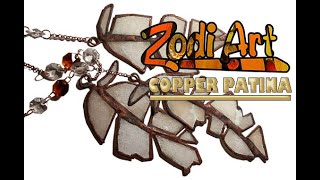 DIY: COPPER PATINA ON STAINED GLASS