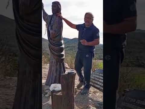 Restaurando el Cristo del Cerro en Salsacate Córdoba #iglesiacatolica #salsacate #cordoba