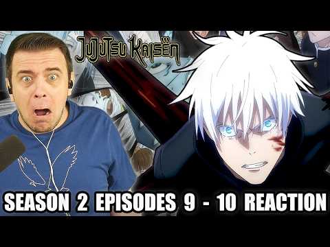 GOJO GETS SEALED IN PRISON REALM! | Jujutsu Kaisen Season 2 Episode 9 and 10 REACTION