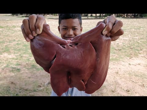 Yummy Cooking Pig Liver with Ginger / Frying Pig Liver Recipe