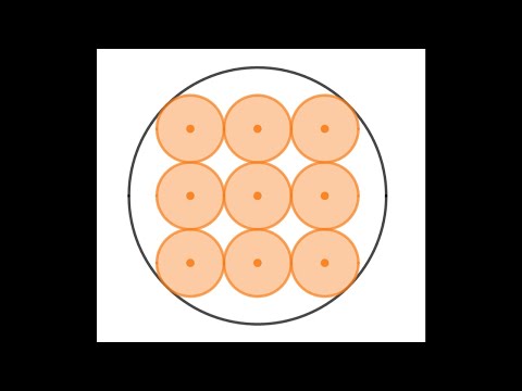 Inscribing nine circles in a unit circle. A Japanese temple problem, a sangaku.