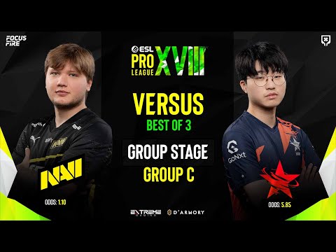 NAVI vs 5yclone [BO3] | GROUP C DAY 1 | ESL Pro League S18 [ENG/FIL]
