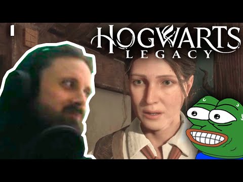 Forsen holdin' it. Hogwarts Legacy (1)