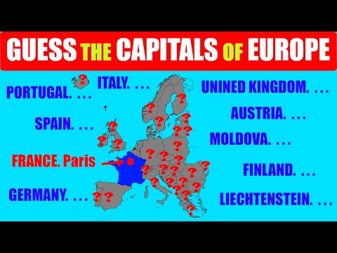 Can You Guess All 40 European Capitals? 🌍 Geography Quiz Challenge!