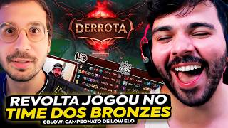 🚨 REVOLTA JOGOU DE YUUMI NO CBLOW! É POSSÍVEL 5 BRONZES GANHAREM vs UM PRO NO TIME? MINERVA REAGE