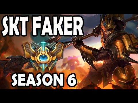 SKT T1 Faker Jarvan IV vs Graves Jungle Ranked Challenger Korea