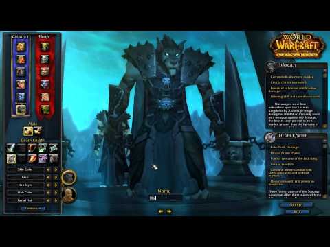 Making a Worgen Deathknight