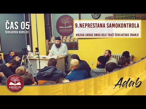 9.Neprestana samokontrola | Čas 5 Ukras taliba | dr. Zijad Ljakić