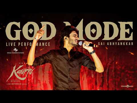 God Mode - Live Performance | Suriya's Karuppu | RJB | @SaiAbhyankkar| Dream Warrior Pictures