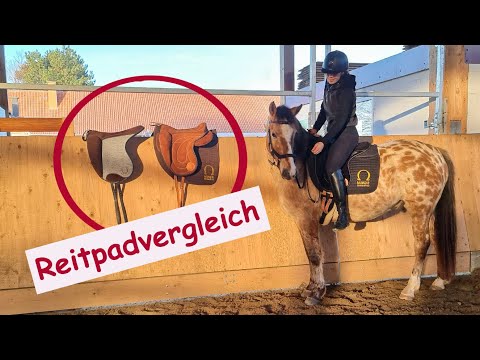 Signum Omega riding pads compared. Freedom - felt pad - dressage