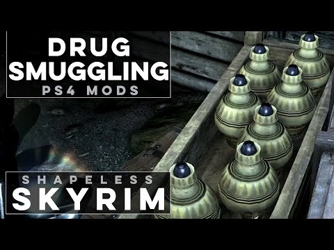 Caves of Morrowind Skooma Smuggling in Skyrim - Shapeless Skyrim PS4 Mods (Ep. 185)