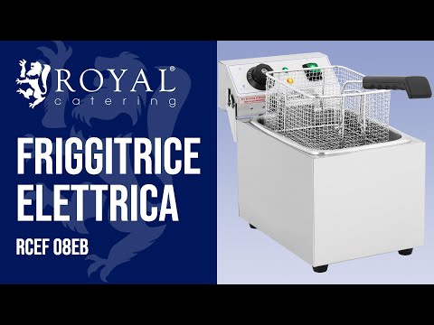 Video - Friggitrice elettrica - 8 litri - 230 V