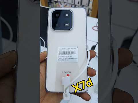 Honor X7d Camera Zooming Test